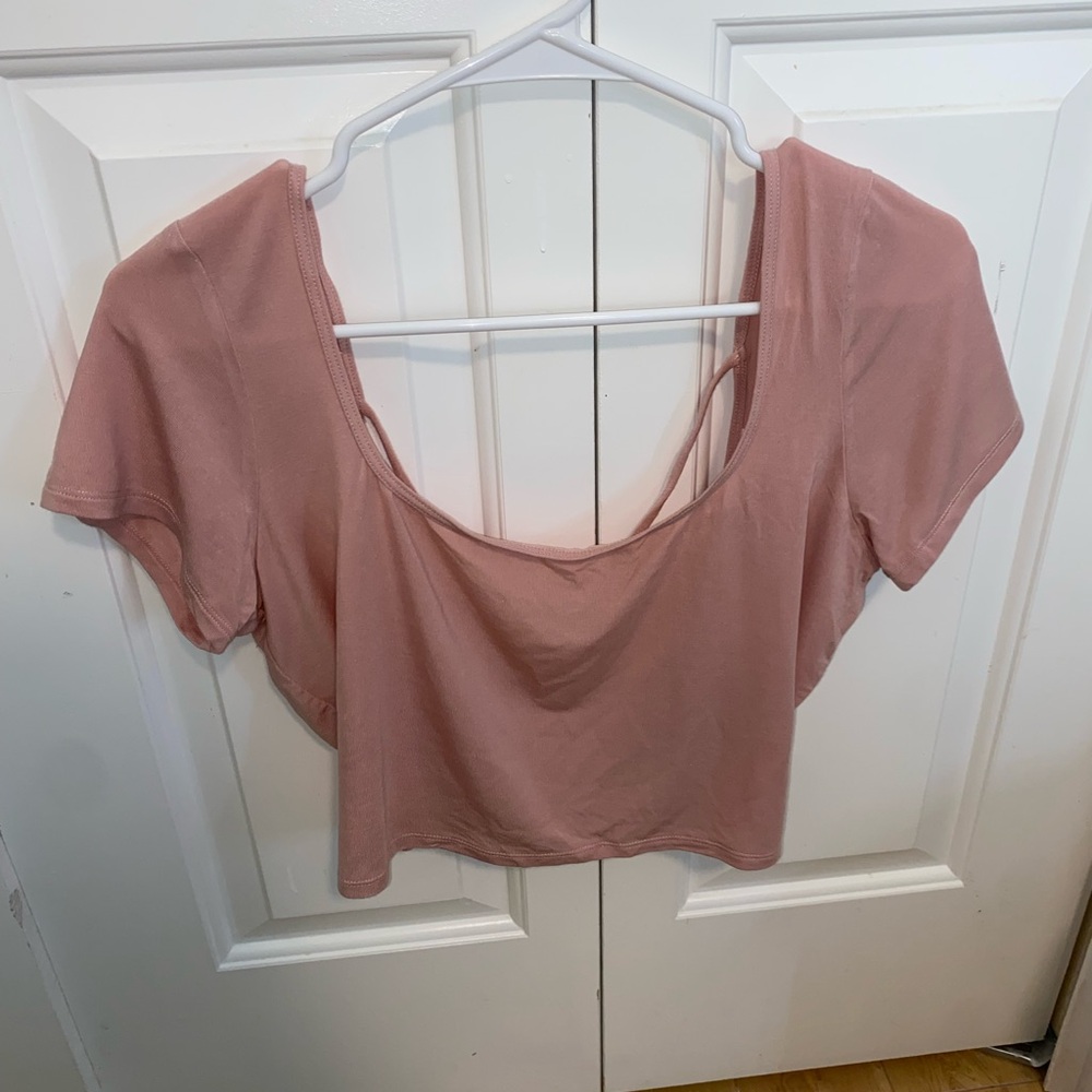 Victoria's Secret Soft Pink Scoop Neck Blouse